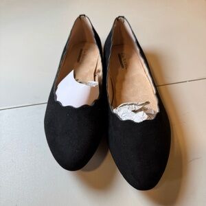 Kim Rogers Black Suede Women's Flats